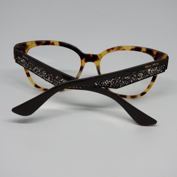 Miu Miu Rx Eyeglasses Cat eye Shinny Crystals - Picture 6 of 8